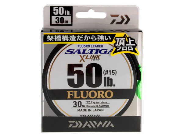 DAIWA - Saltiga X'Link Fluorocarbon Leader 30m 0,33mm 7,3kg