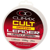 Climax - CULT Catfish Leader šedá 1,00mm, 100kg, 20m