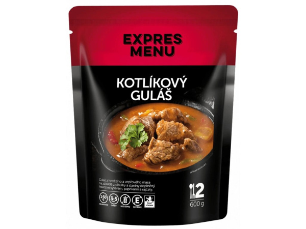 EXPRES MENU - Kotlíkový guláš 600g, 2 porce