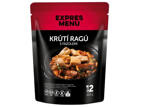 EXPRES MENU - Krůtí ragů s fazolemi 600g, 2 porce