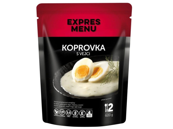 EXPRES MENU - Koprová omáčka s vejci 600g, 2 porce