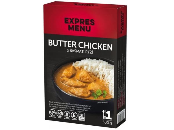 EXPRES MENU - Komplet menu Butter chicken s basmati rýži 500g