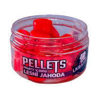 LK Baits Pelety v dipu Lesní Jahoda 12mm, 60g 