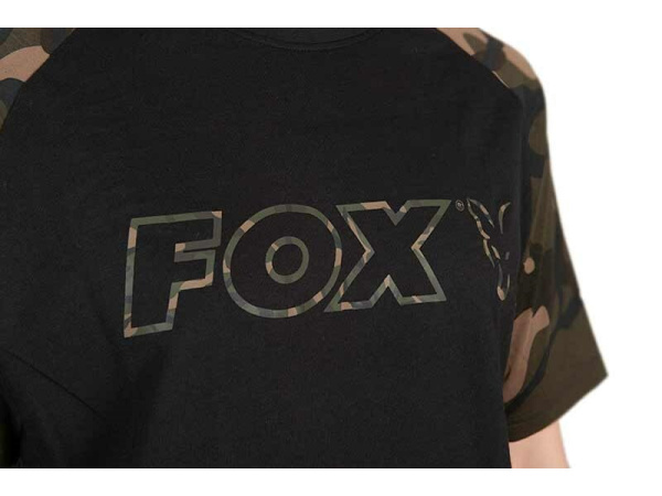 FOX - Tričko Black Camo Outline T-Shirt