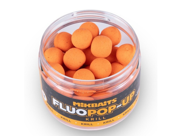 Mikbaits - Plovoucí Fluo boilie 150ml, 14mm - Krill