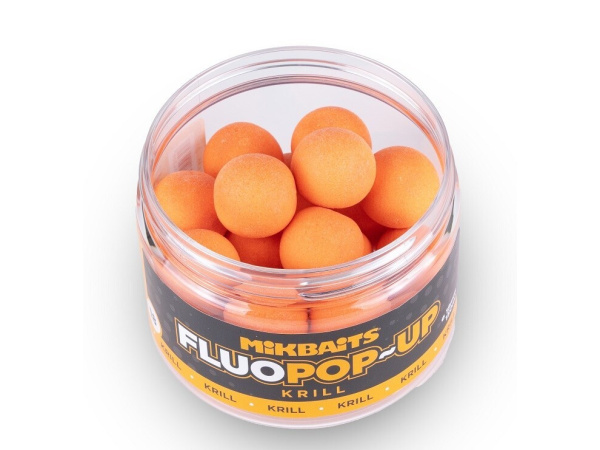 Mikbaits - Plovoucí Fluo boilie 150ml, 18mm - Krill