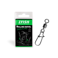 ZFISH Obratlík s Karabinou Rolling Swivel & Fastlock Snap - Velikost 14/16Kg