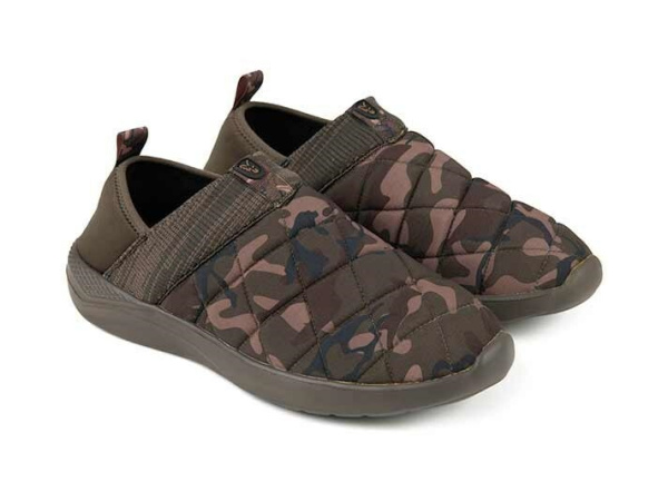 FOX - Pantofle Camo/Khaki Bivvy Slipper