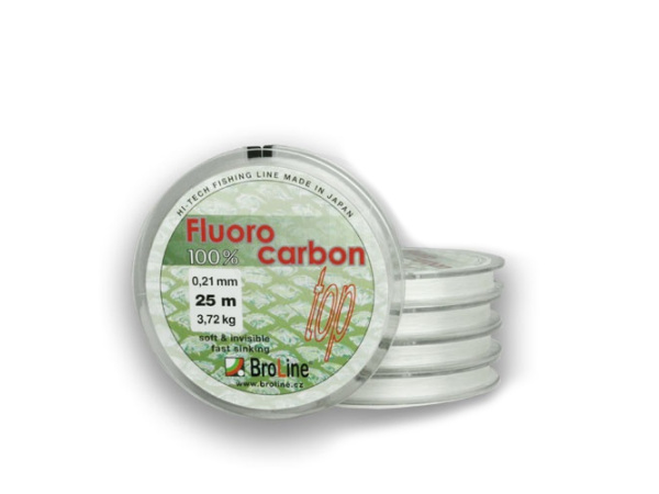 BROLINE -  Fluocarbon 100% - 0,17mm - 25m - 2,95kg  2 balení 