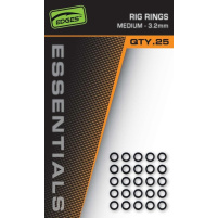 FOX - Kroužky Edges Essentials Rig Rings Medium, 25ks, 3,2mm