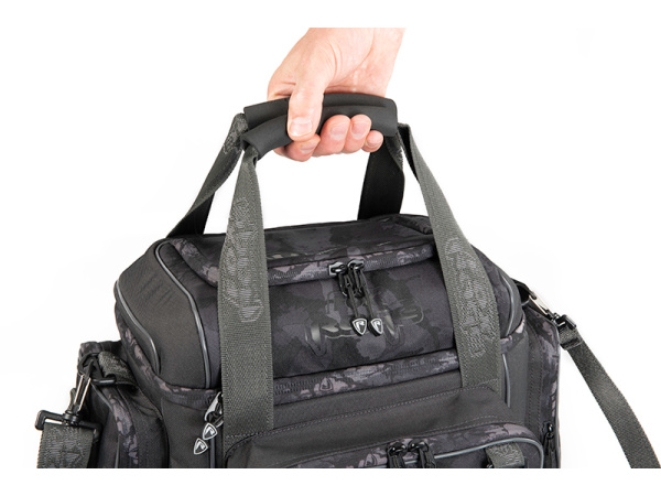 FOX - Taška na přívlač Rage VOYAGER CAMO Medium Carryall bag + 4 plast. boxy