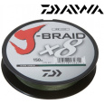 DAIWA - Šňůra J-Braid X8 Dark green, 150m