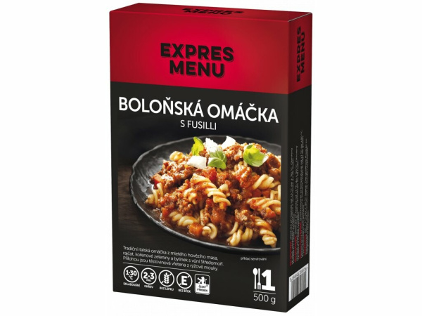 EXPRES MENU - Komplet menu Boloňská omáčka s fusili 500g