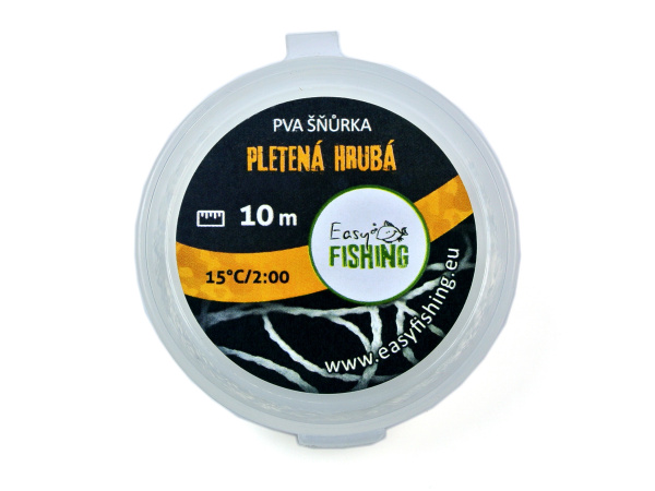 Easy Fishing - PVA šňůrka silnější pletená hrubá 10m