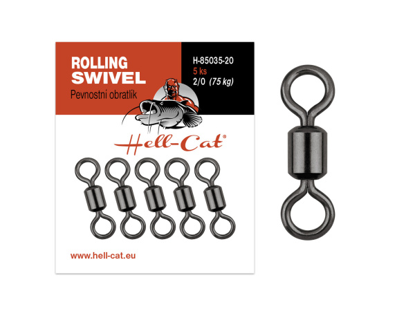 Hell-Cat Pevnostní obratlík Power Rolling Swivel