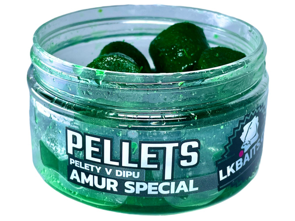 LK Baits - Pelety v dipu Amur Special 17mm, 60g