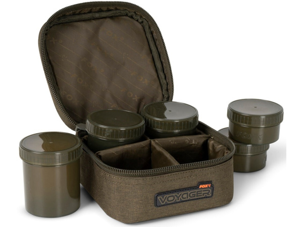 FOX - Pouzdro Voyager 6 Pot Hookbait Case