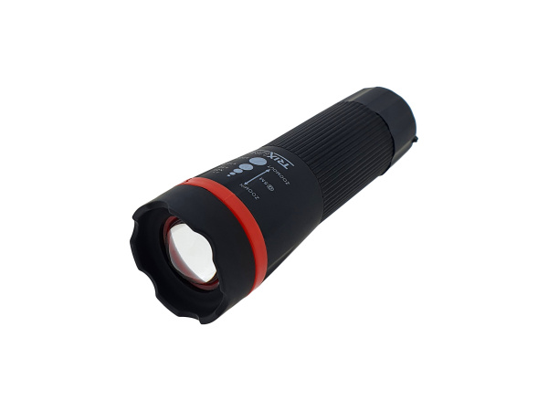 TRIXLINE - Svítilna TR 310 R 1W rubber torch, červená - VÝPRODEJ