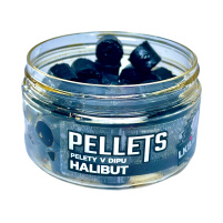 LK Baits Pelety v dipu Halibut 12mm, 60g