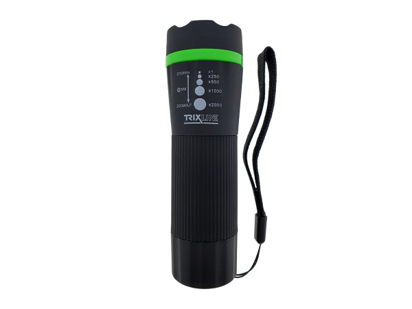 TRIXLINE - Svítilna TR 310 R 1W rubber torch, zelená - VÝPRODEJ