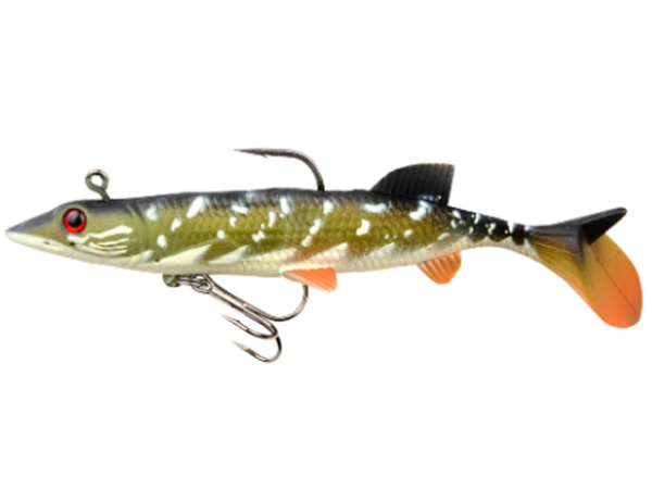 SPRO - Powercatcher Super Natural Baitfish s jigem a háčkem  14cm - Pike Dull