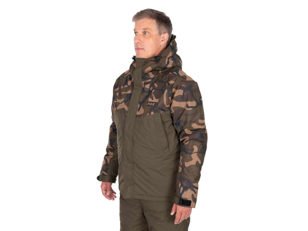 FOX - Oblek (bunda + kalhoty) Khaki/Camo Wintersuit