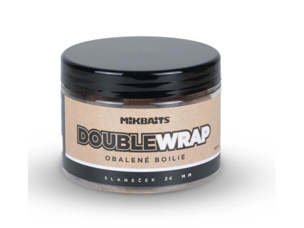 Mikbaits - ManiaQ Double Wrap boilie 500ml, 24mm, Slaneček