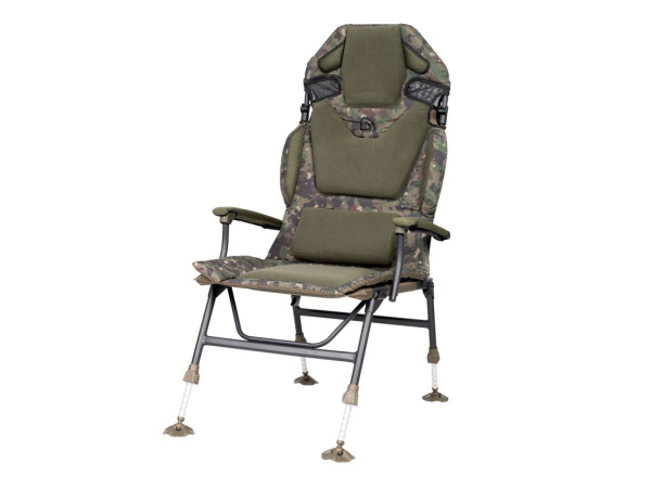 Trakker Products Trakker Křeslo komfortní s područkami - Levelite Camo Longback Chair