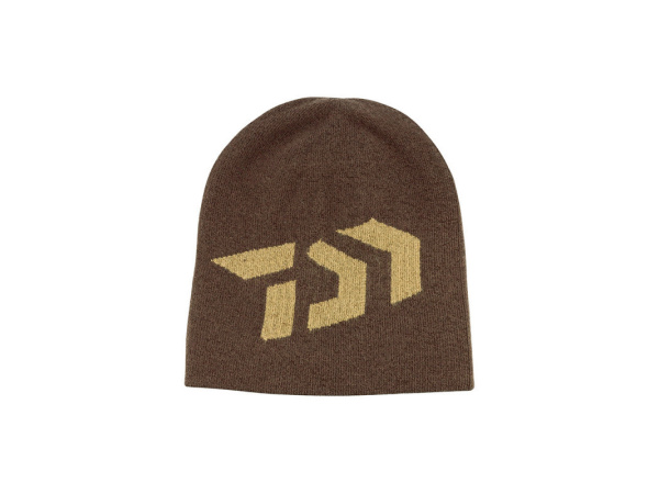 DAIWA - Čepice D-Vec BIG Logo Beanie Brown