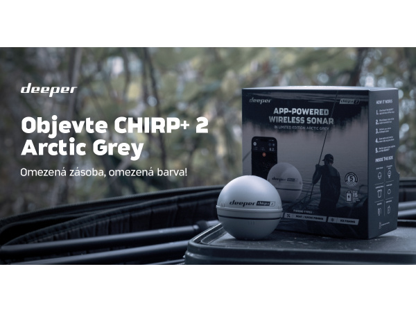 Deeper - Sonar Chirp+ 2.0 Limited Edition Grey