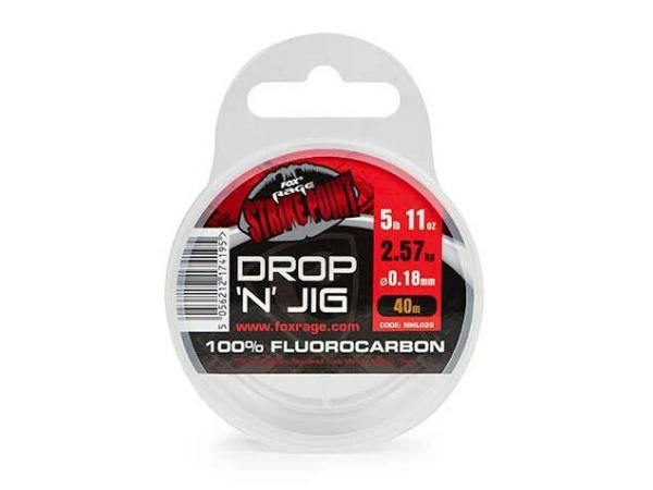 FOX - Fluorocarbon Rage Strike Point Drop N Jig Line 40m