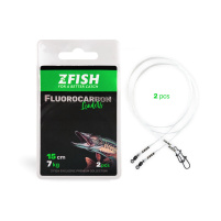 ZFISH - Lanko Fluorocarbon Leader - 2ks - Délka 20cm/12Kg