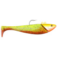 SPRO - Jig + ripper Mega jig shad 470g - 24cm - orange/chartreuse - VÝPRODEJ