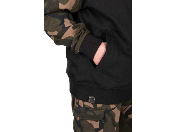 FOX - Mikina LW Black Camo Split Zip Hoody