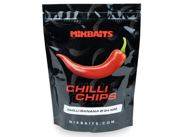 Mikbaits - Boilie Chilli Chips 300g, 20mm, Chilli Banana