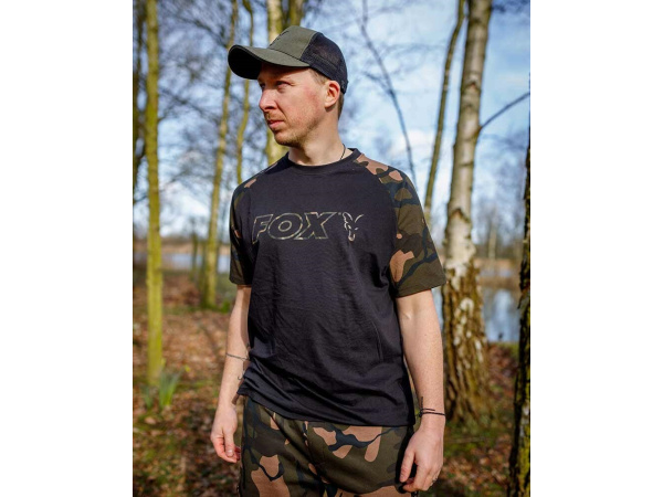 FOX - Tričko Black Camo Outline T-Shirt