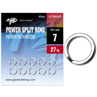 Giants fishing Pevnostní kroužek Power Split Ring 10ks|vel.5mm (17kg)