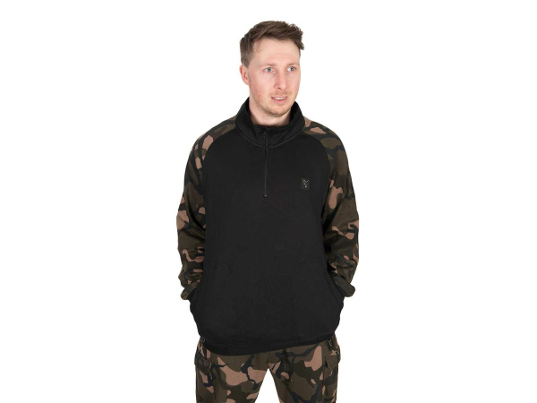 FOX - Mikina LW Black Camo QTR Zip