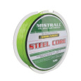 MISTRALL- Šňůrka s ocelovým jádrem Amundson Steel Core Green 5m