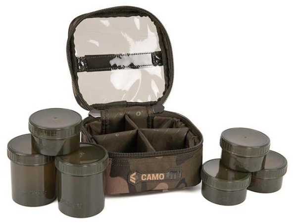 FOX - Pouzdro Camolite 6 Pot Hookbait Case