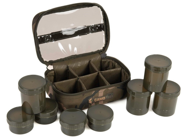 FOX - Pouzdro Camolite 8 Pot Hookbait Case