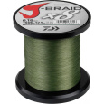 DAIWA - Šňůra J-Braid X8 Dark green  0,51mm, 56kg 384m - VÝPRODEJ