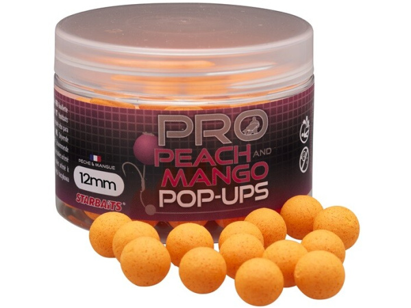 Starbaits - Pop Up Probiotic, 50g, 12mm - Peach/Mango