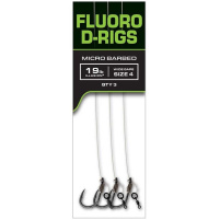 FOX - Návazce Carp Ready Rigs Fluoro D-Rig, 3ks, vel. 6