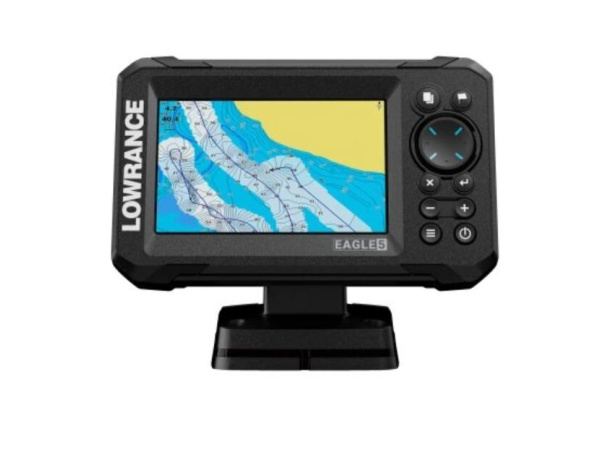 Lowrance - Sonar EAGLE 5 se sondou SplitShot + baterie 12V/7Ah + nabíječka 0,75A/6/12V