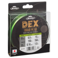 Berkley - Šňůra DEX x8 PE Chartreuse - 0,08mm / 6,8kg / 150m