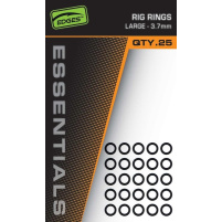 FOX - Kroužky Edges Essentials Rig Rings Large, 25ks, 3,7mm