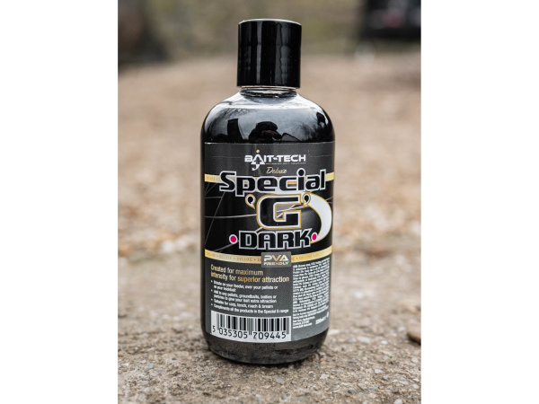 Bait-Tech tekutý posilovač Deluxe Special G Dark 250 ml - VÝPRODEJ