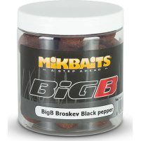 Mikbaits - Balance boilie BigB Broskev Black Pepper 20mm 250ml - VÝPRODEJ