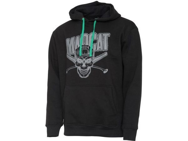 MADCAT - Mikina Skull Hoodie Black